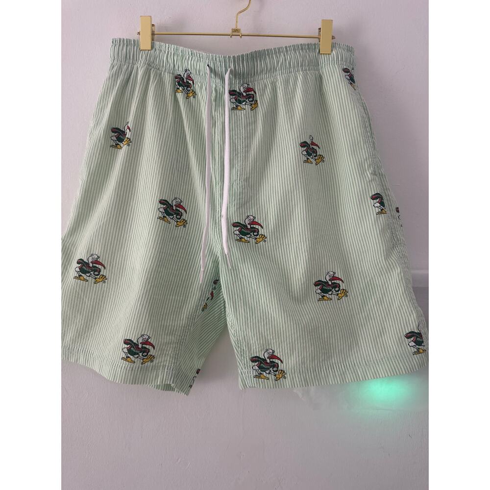 University of Miami hurricanes 100% Cotton rare shorts size M Wes and Willy